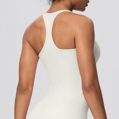 SOLBANA Coast H-Strap Tank in Light Ivory