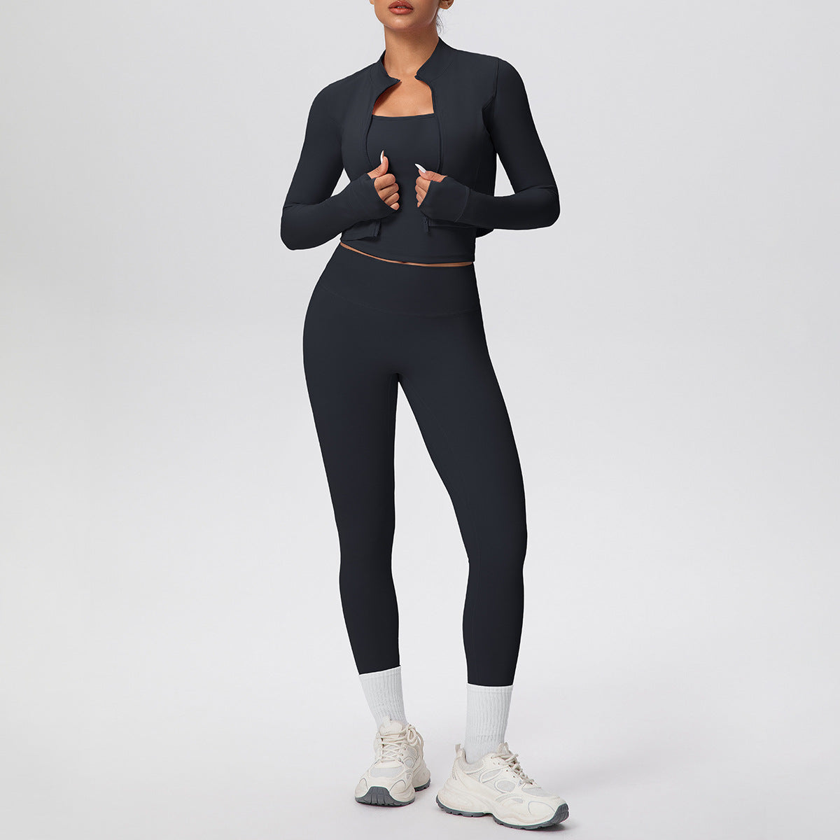 Coast Core coordinated three-piece pant set by SOLBANA