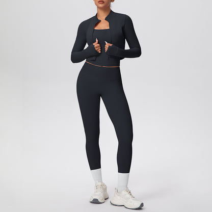 Coast Core coordinated three-piece pant set by SOLBANA