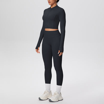 SOLBANA Studio Zip Pocket Legging Set - alternate product view