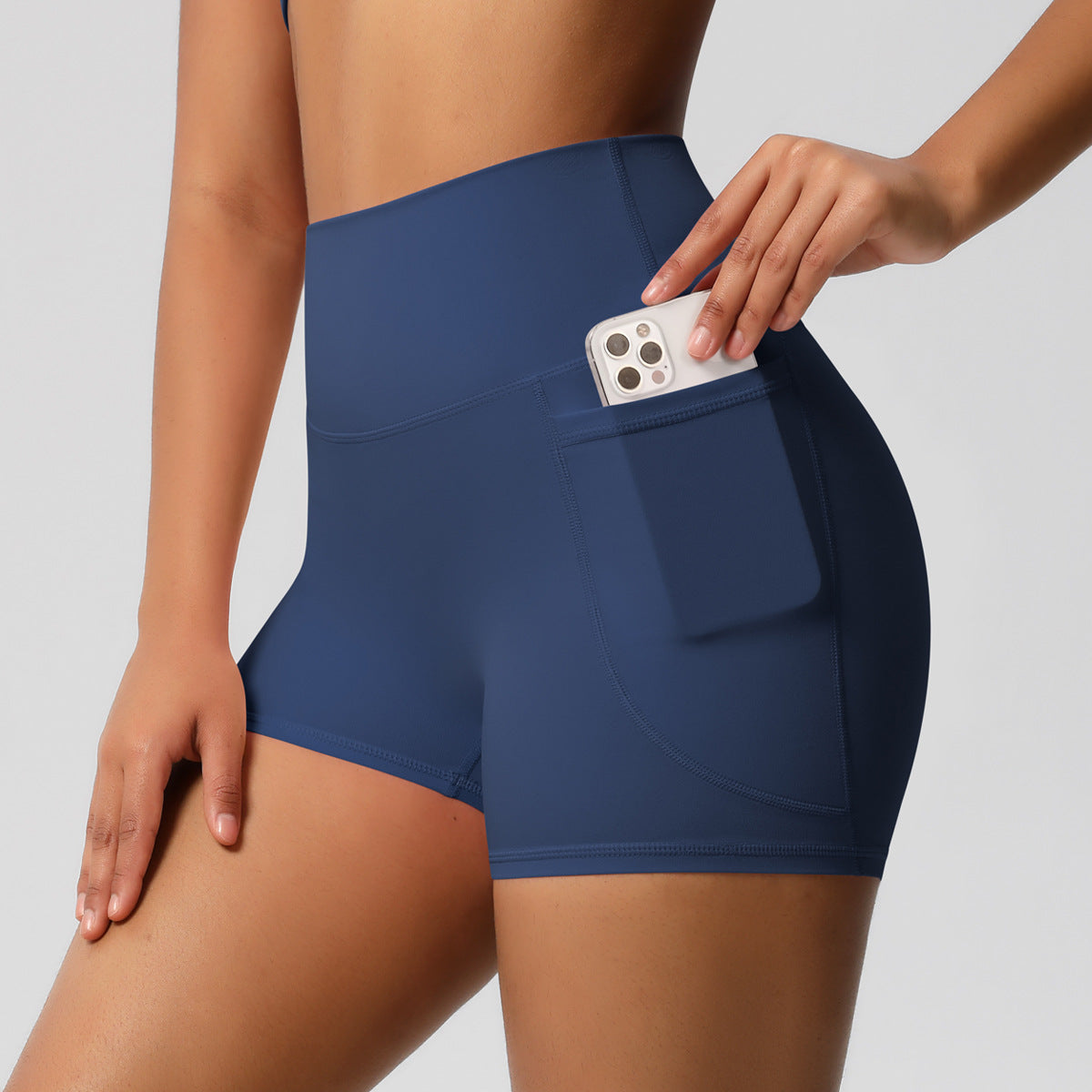 SOLBANA Form Pocket Short in Blue