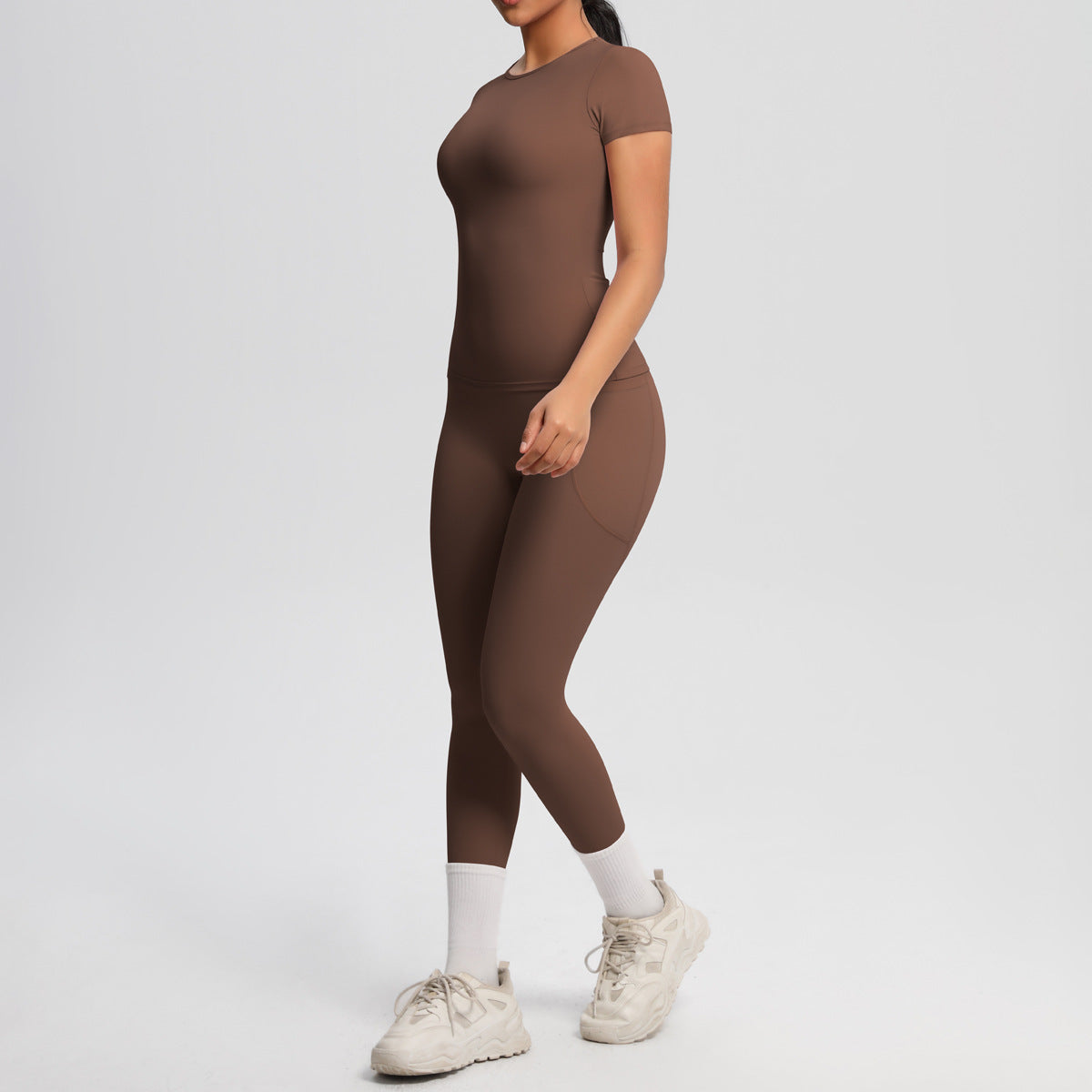 SOLBANA Form Short-Sleeve 2-Piece Pant Set - alternate product view