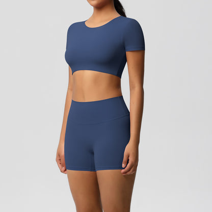 SOLBANA Form Padded Tee 2-Piece Short Set - alternate product view