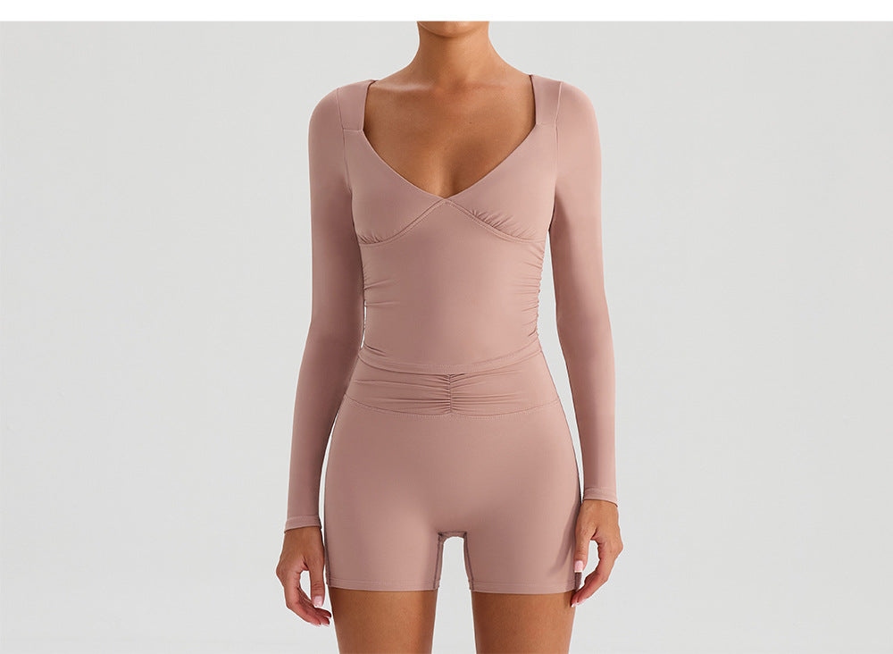 SOLBANA Studio Deep-V Long Sleeve - alternate product view