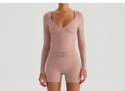 SOLBANA Studio Deep-V Long Sleeve - alternate product view