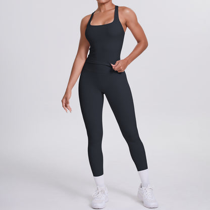 SOLBANA Form Tank 2-Piece Legging Set - alternate product view