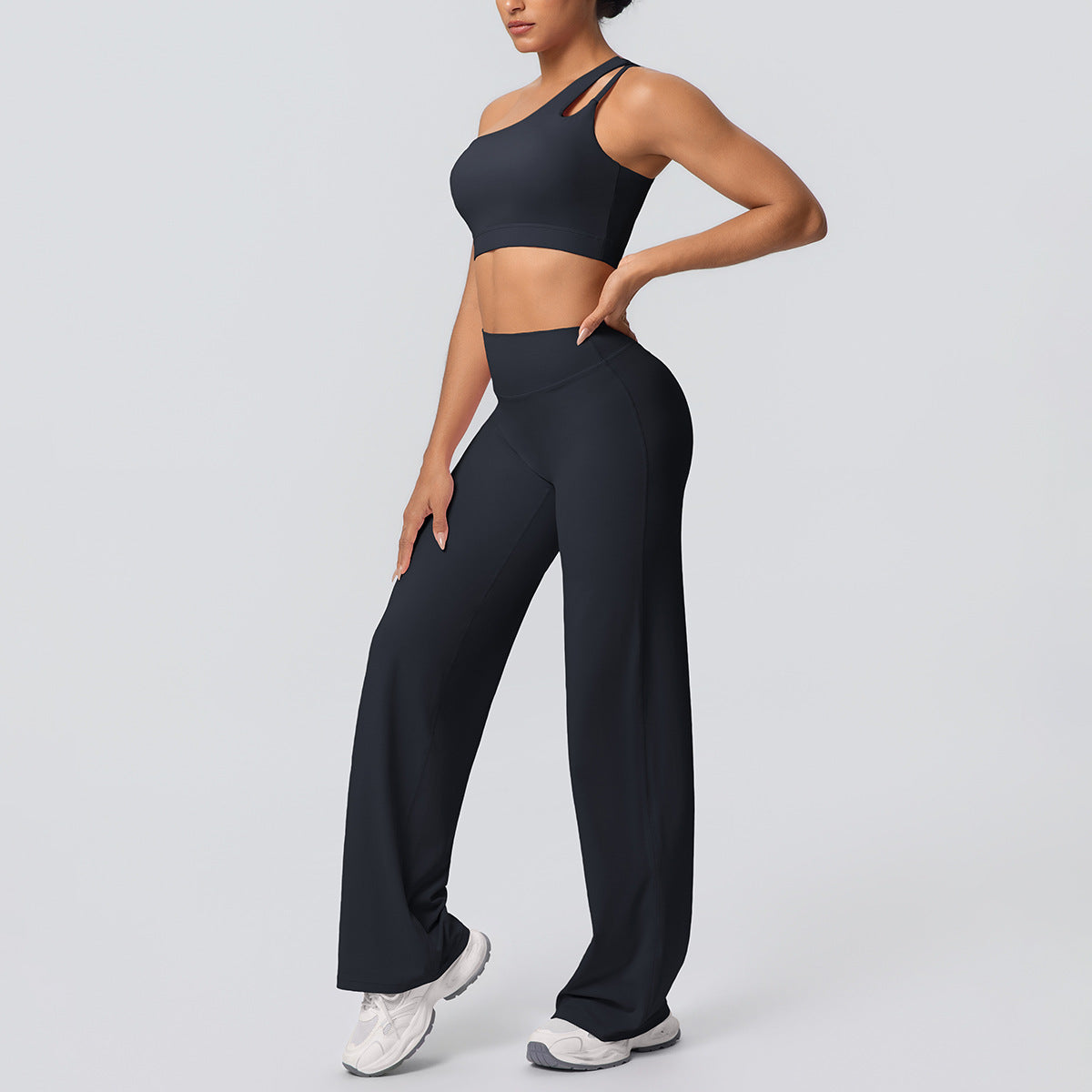 SOLBANA Studio Asymmetric 2-Piece Straight-Pant Set - alternate product view