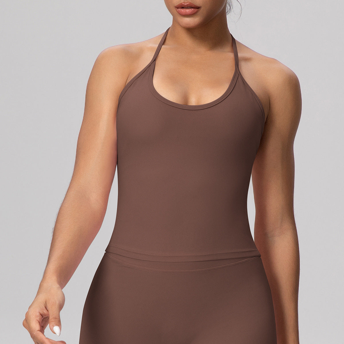 SOLBANA Coast Lace-Up Halter Tank - alternate product view