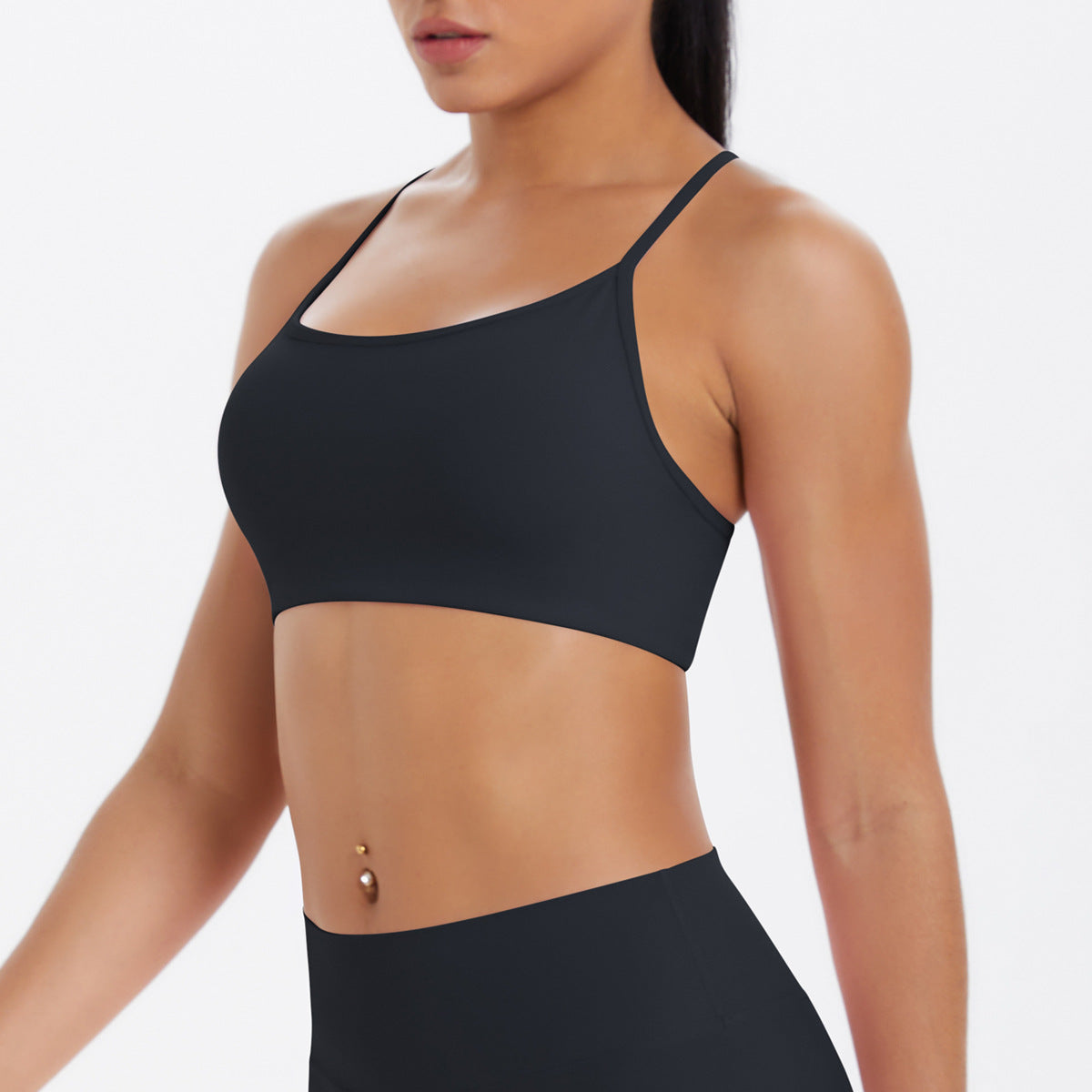 SOLBANA Studio Tie Crossback Bra - alternate product view
