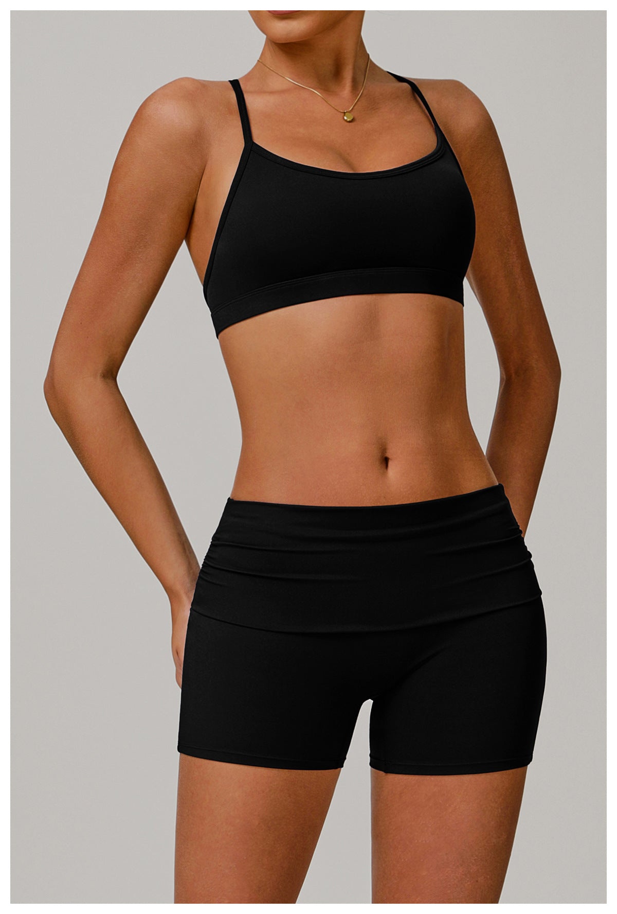 SOLBANA Form Linen Crossback Bra - alternate product view