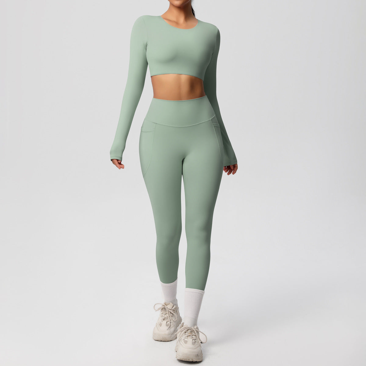 SOLBANA Studio Brushed 2-Piece Legging Set - alternate product view