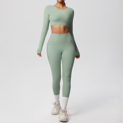 SOLBANA Studio Brushed 2-Piece Legging Set - alternate product view