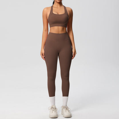 SOLBANA Studio Tie-Back 2-Piece Legging Set - alternate product view