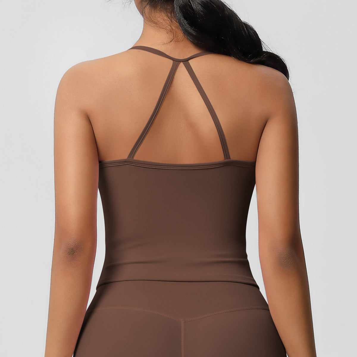 SOLBANA Studio Tie-Back Crop Tank - alternate product view