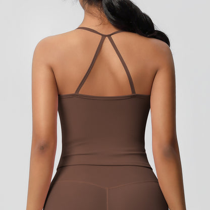 SOLBANA Studio Tie-Back Crop Tank - alternate product view