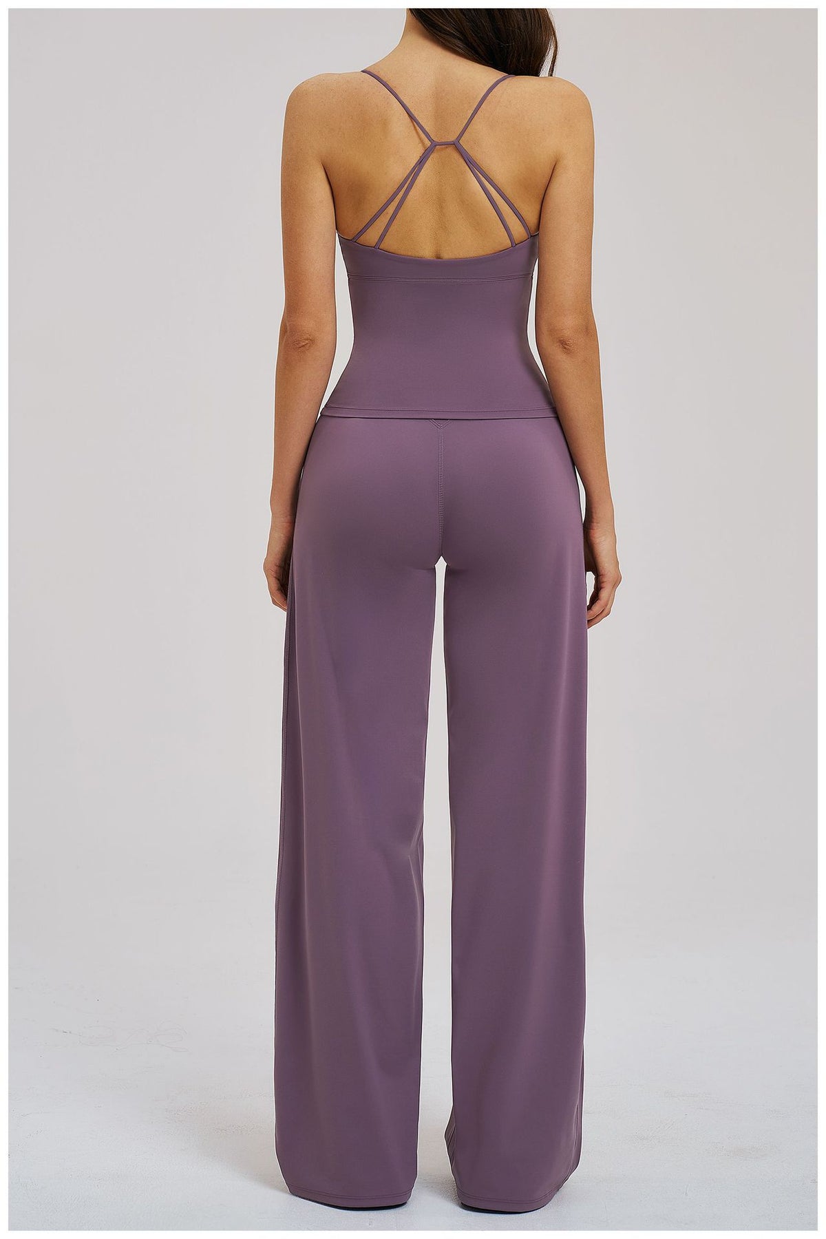 SOLBANA Studio Cutout 2-Piece Wide-Leg Set - alternate product view