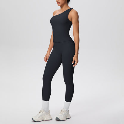 SOLBANA Studio One-Shoulder Legging Set - alternate product view