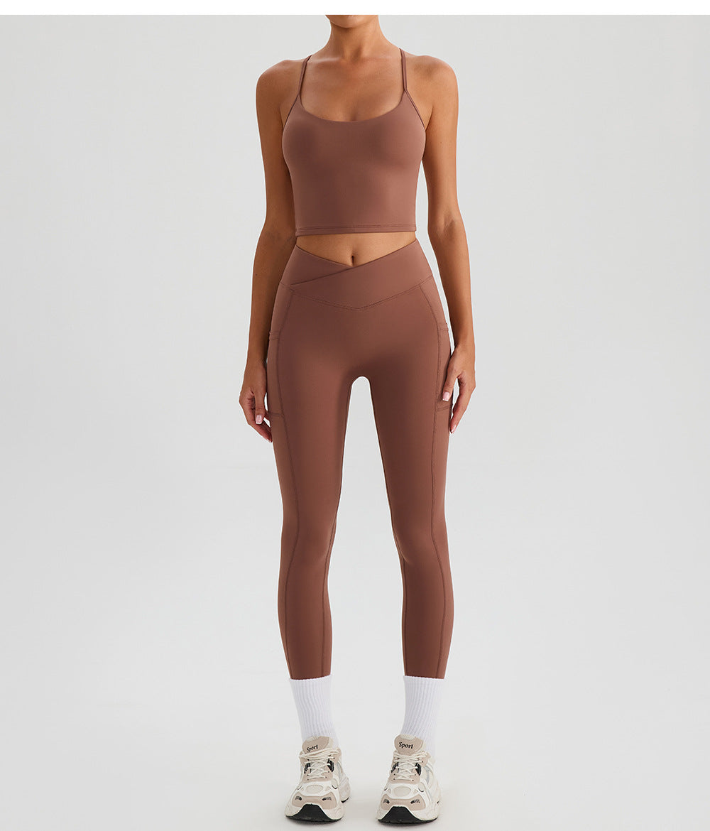 SOLBANA Form Cross-Waist Pocket Legging - alternate product view