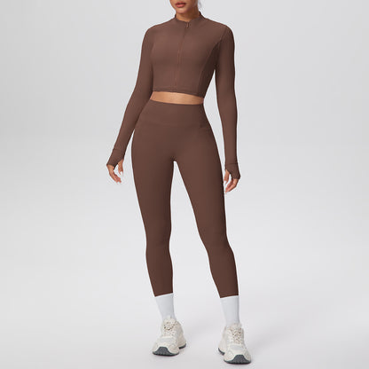 SOLBANA Studio Zip Pocket Legging Set - alternate product view