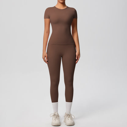 SOLBANA Form Short-Sleeve 2-Piece Pant Set - alternate product view
