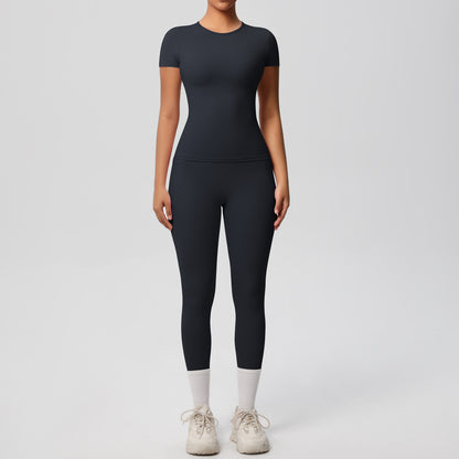 SOLBANA Form Short-Sleeve 2-Piece Pant Set - alternate product view