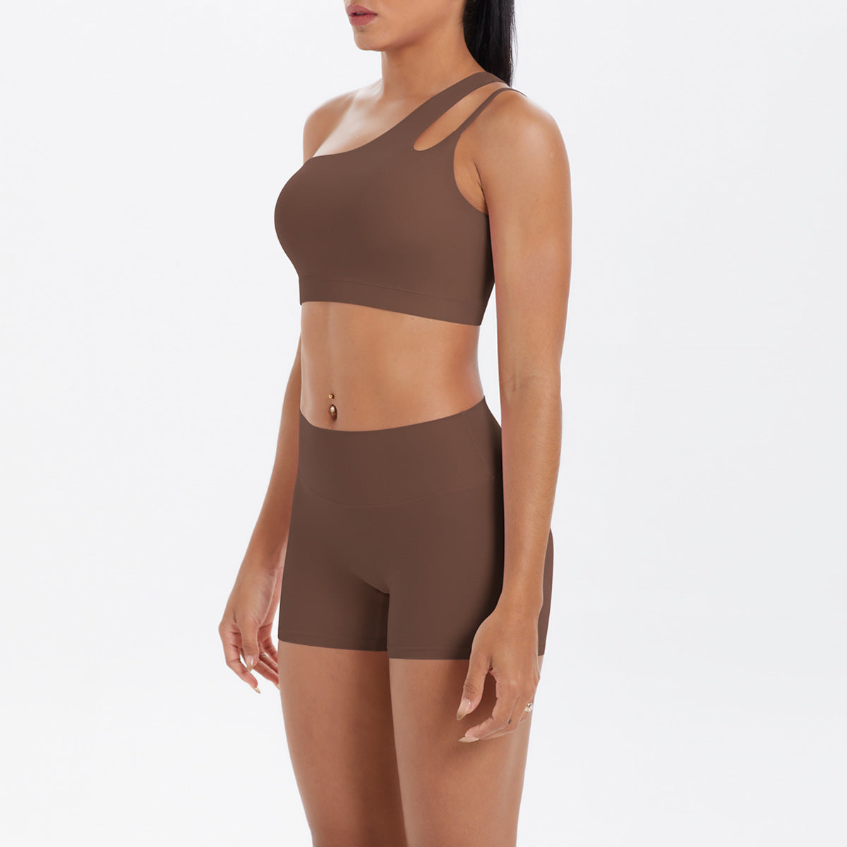 SOLBANA Studio One-Shoulder Short Set - alternate product view