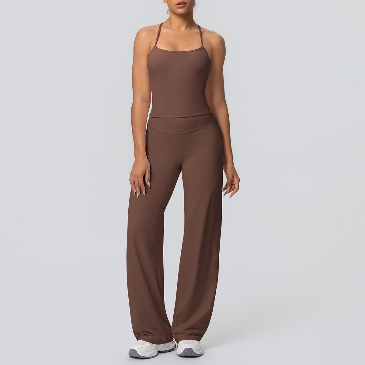 SOLBANA Studio Tie-Strap 2-Piece Pant Set - alternate product view