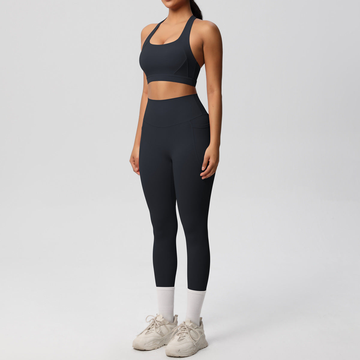 SOLBANA Studio Cutout 2-Piece Legging Set - alternate product view