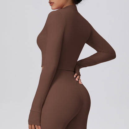 SOLBANA Form Cropped Zip Jacket