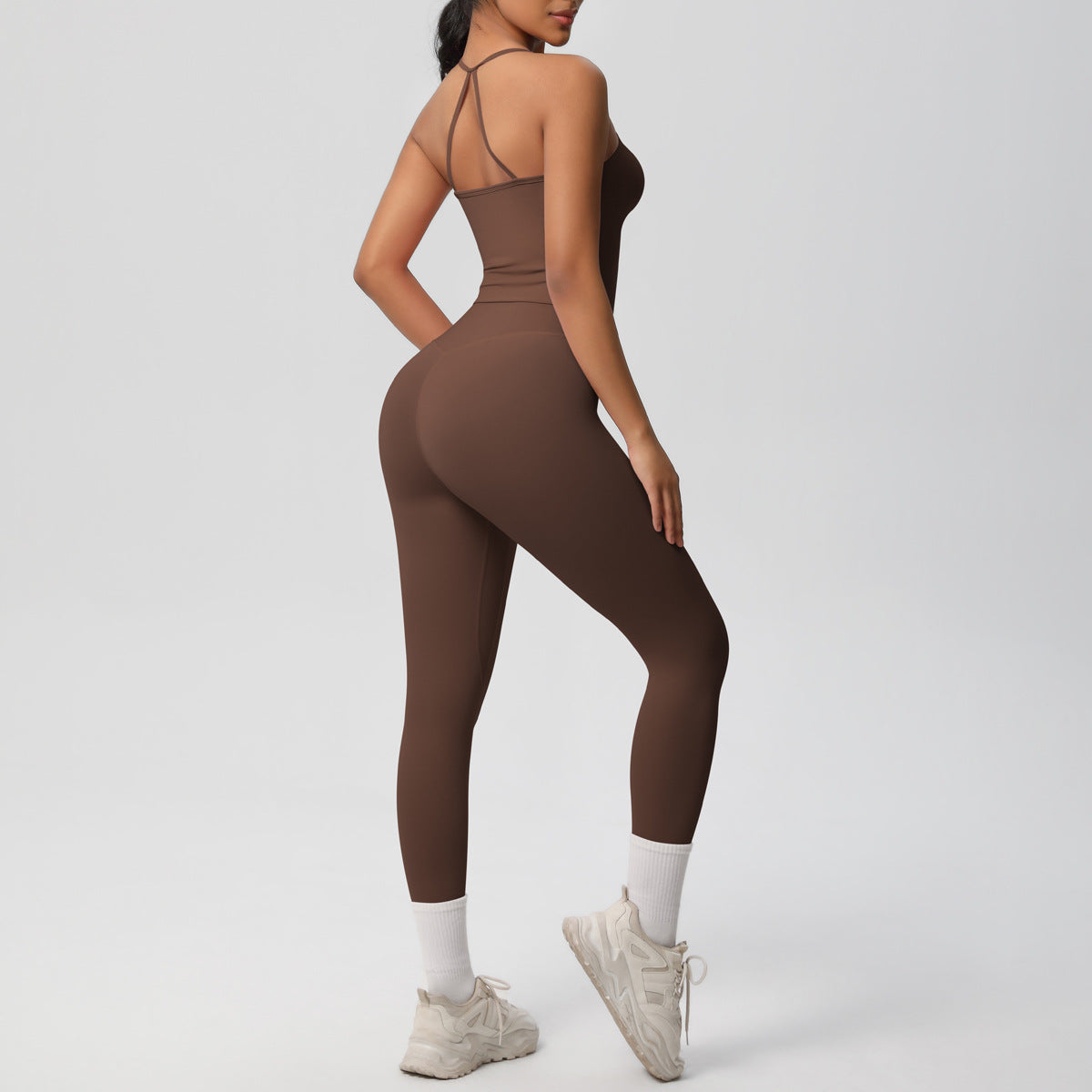 SOLBANA Studio Tie-Strap 2-Piece Legging Set - alternate product view