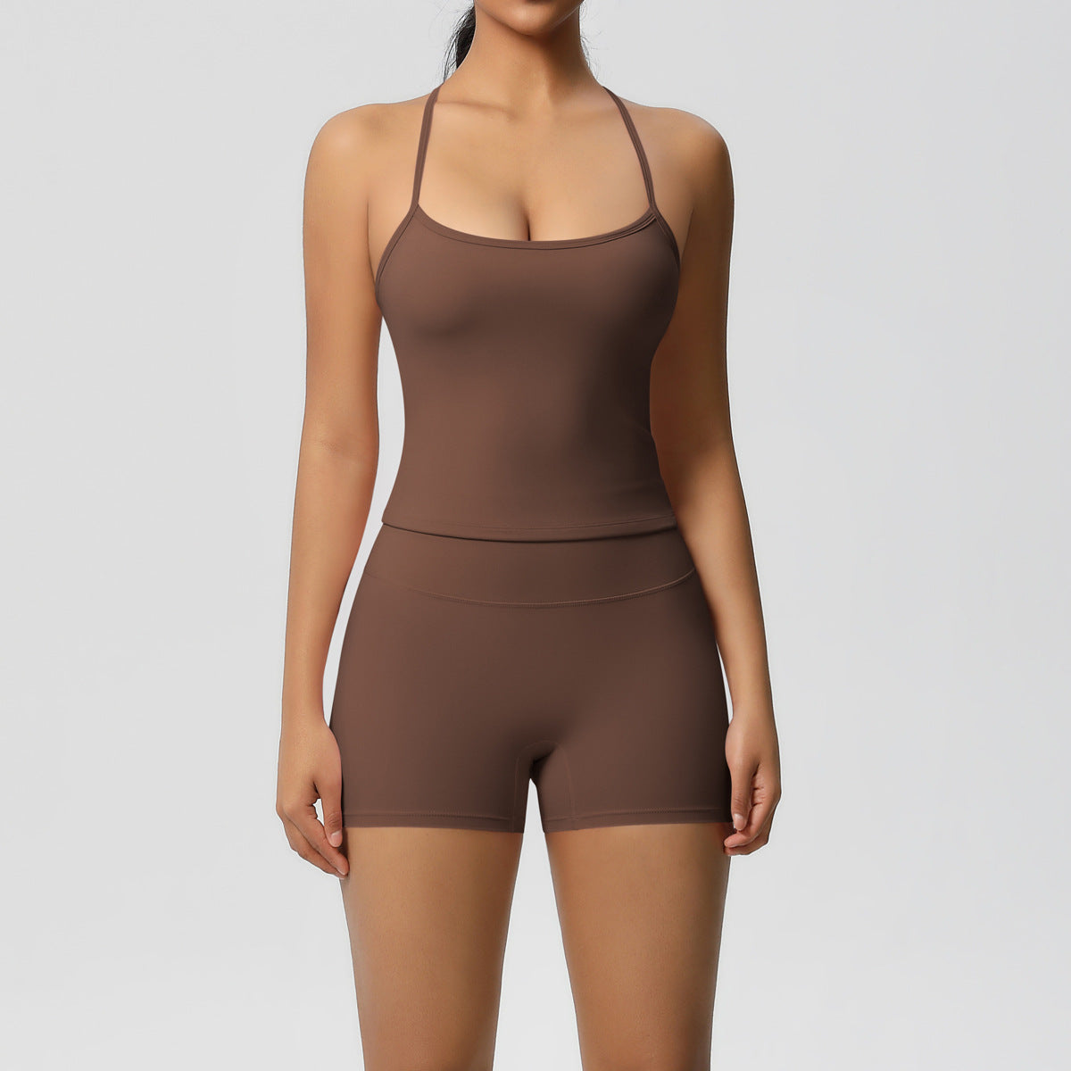 SOLBANA Studio Tie-Back High-Rise Short Set - alternate product view