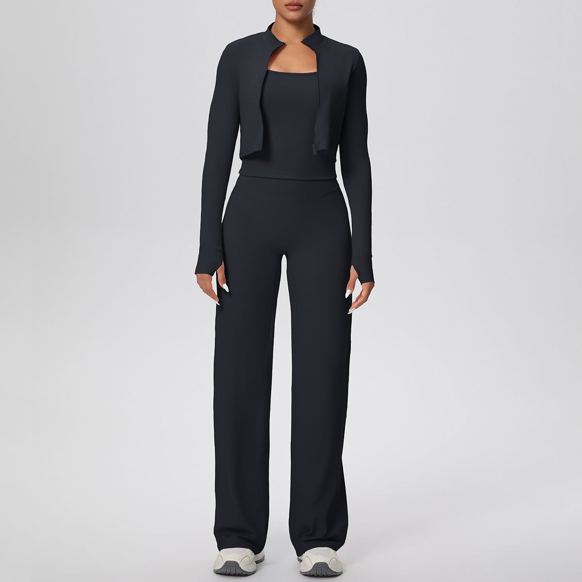 Coast Travel coordinated three-piece pant set by SOLBANA