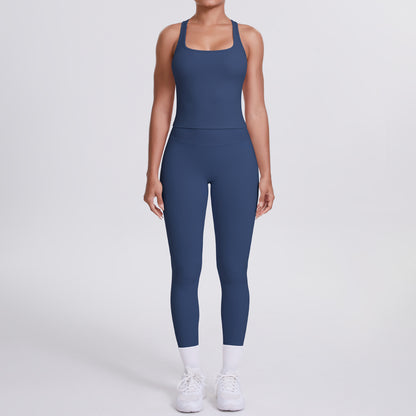 SOLBANA Form Tank 2-Piece Legging Set - alternate product view