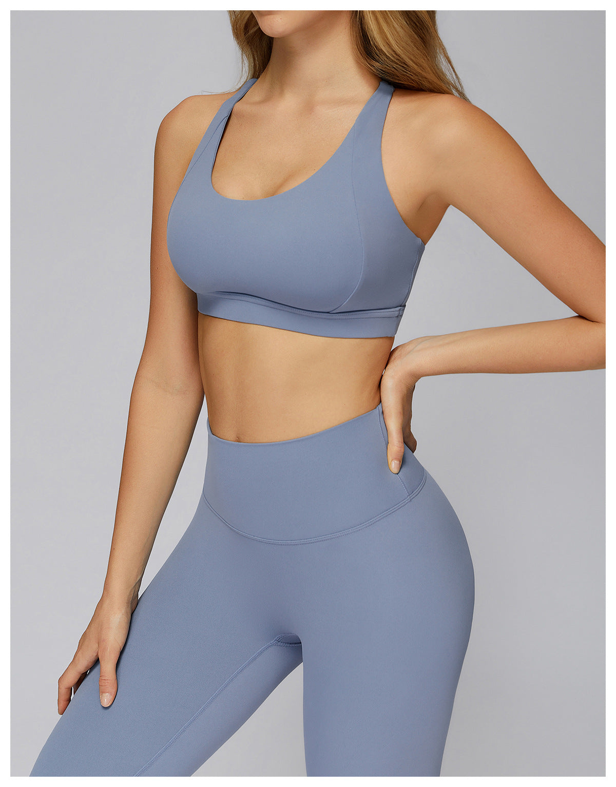 SOLBANA Studio Crossback Cutout Bra - alternate product view