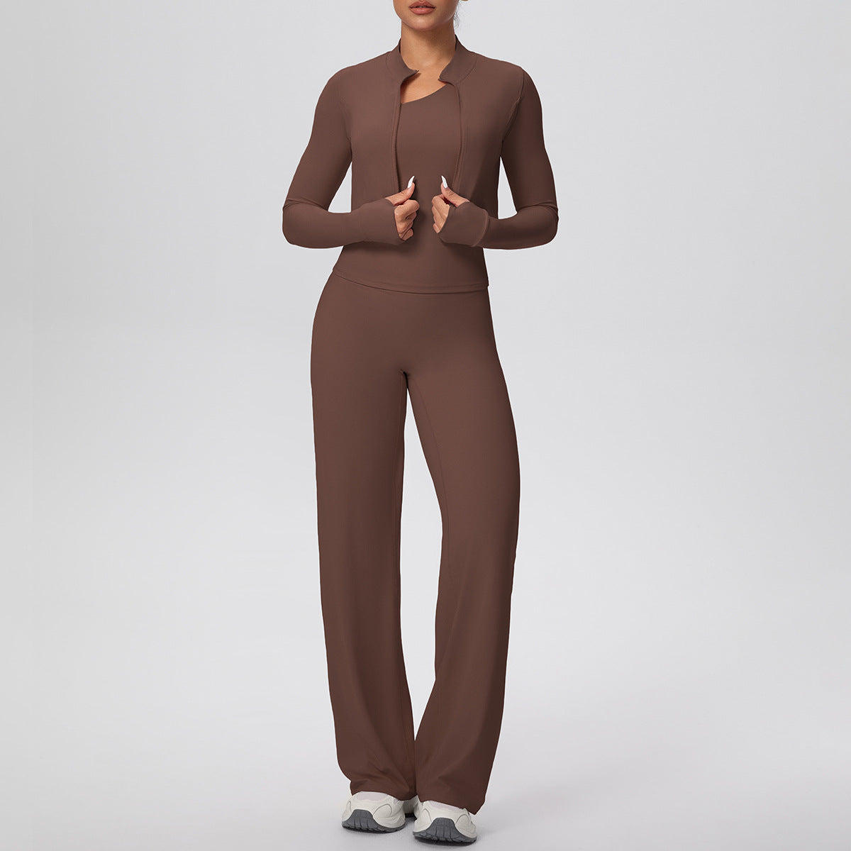 Women's Coast Asymmetric matching activewear outfit