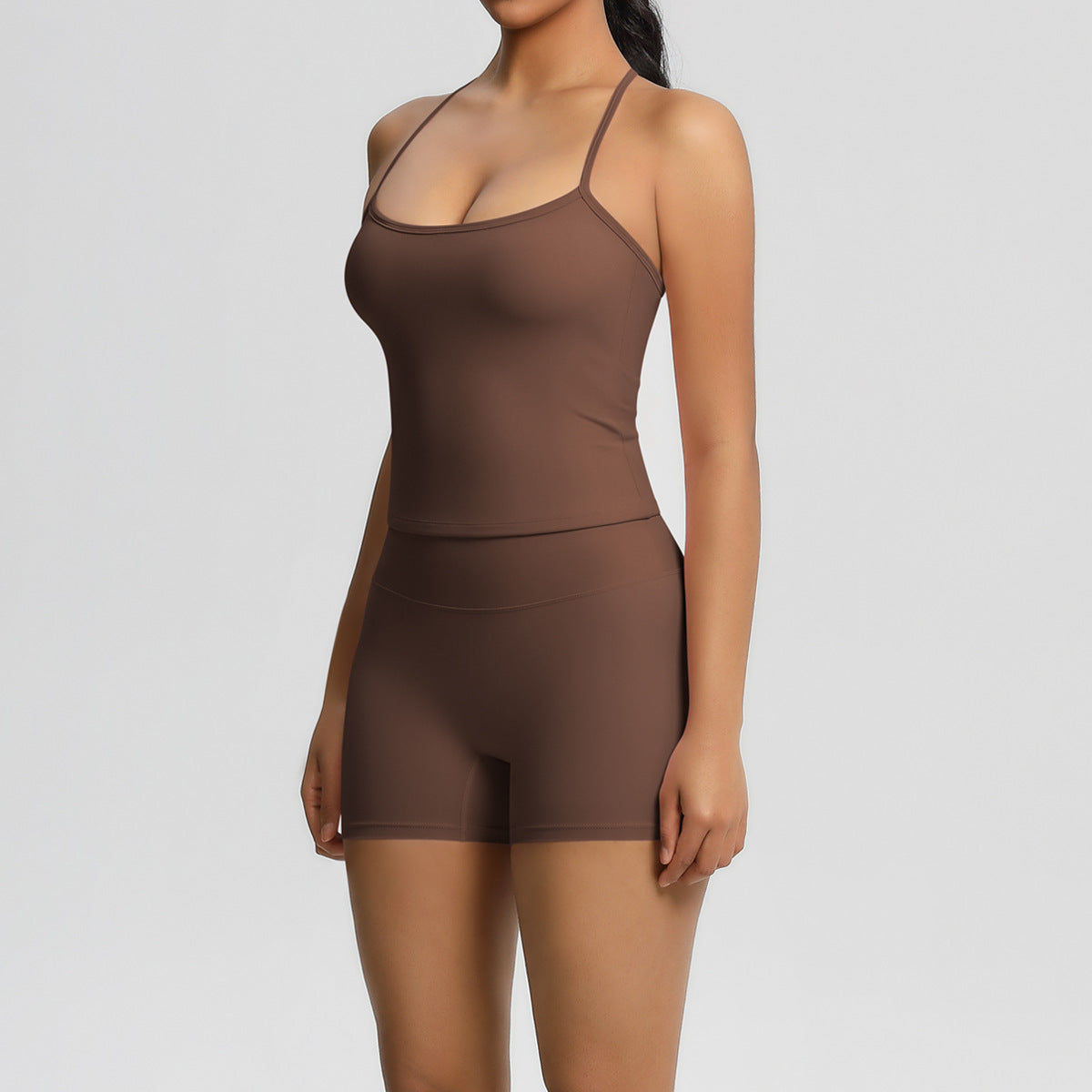 SOLBANA Studio Tie-Back High-Rise Short Set - alternate product view