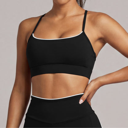 SOLBANA Form Y-Back Bra in Black