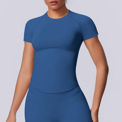 SOLBANA Studio Seamless Tee in Blue
