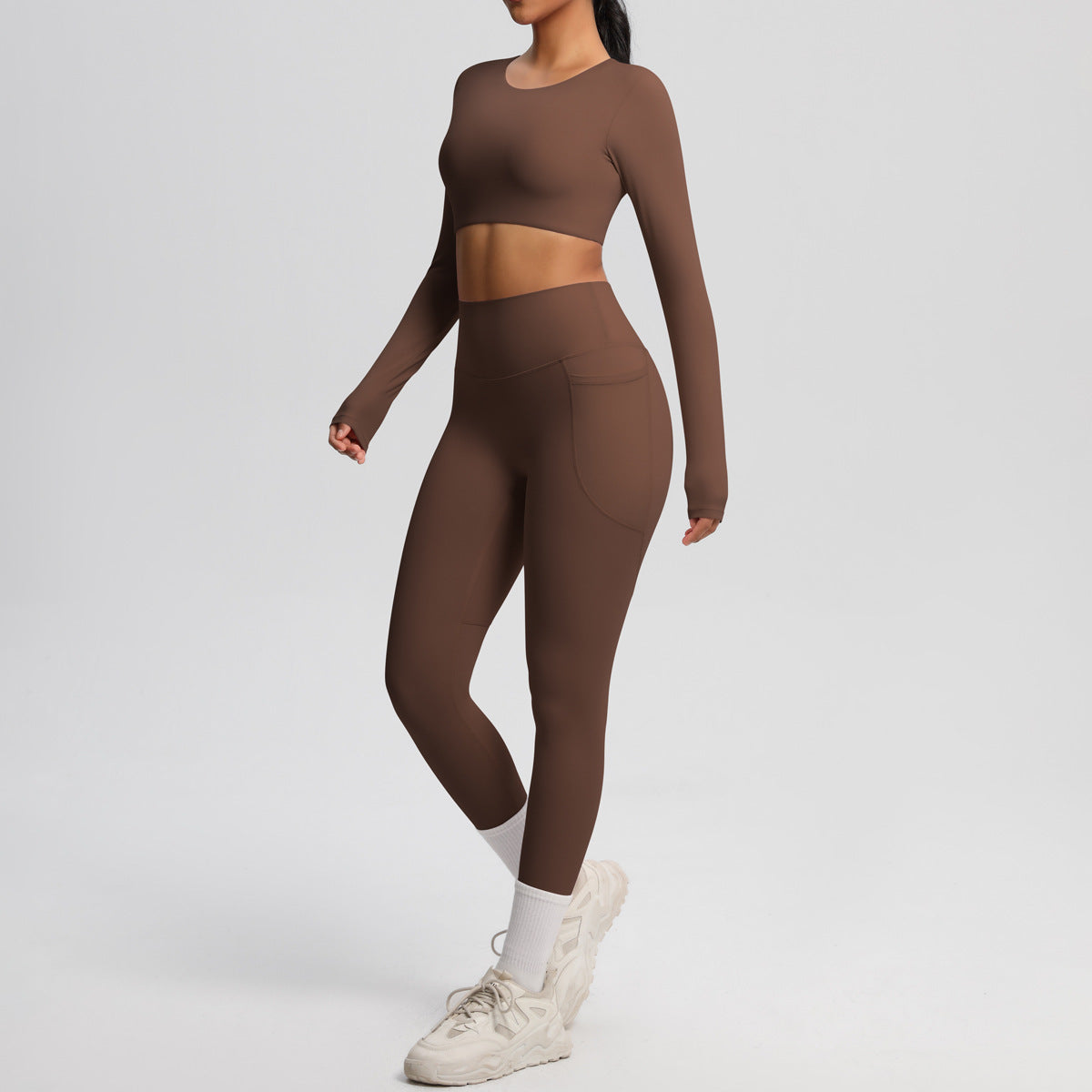 SOLBANA Studio Brushed 2-Piece Legging Set - alternate product view