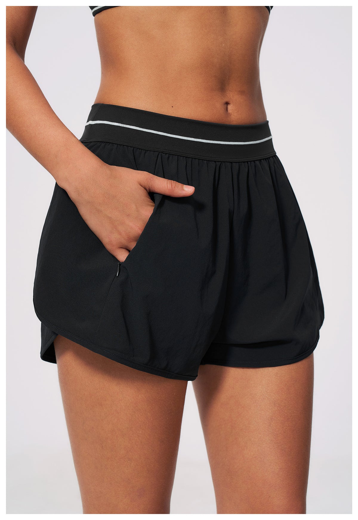 SOLBANA Riviera Layered Stripe Short - alternate product view