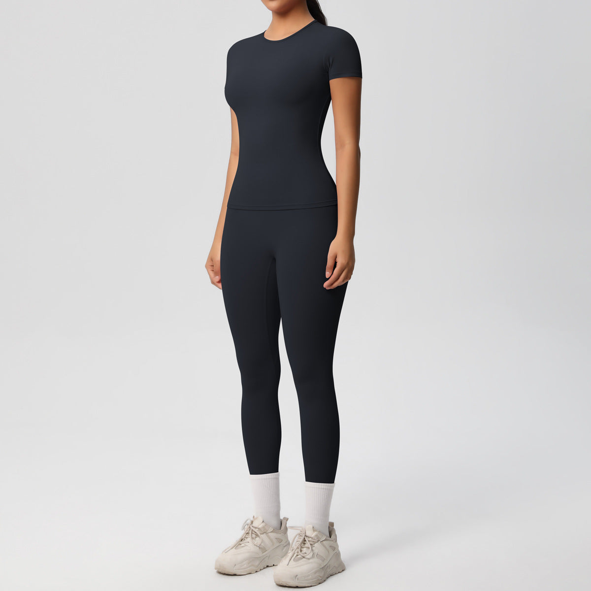 SOLBANA Form Tee 2-Piece Legging Set - alternate product view