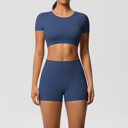 SOLBANA Form Padded Tee 2-Piece Short Set - alternate product view