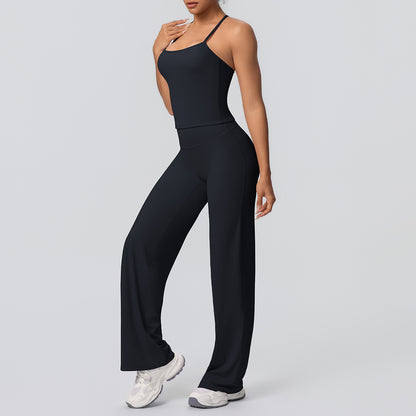 SOLBANA Studio Tie-Strap 2-Piece Pant Set - alternate product view