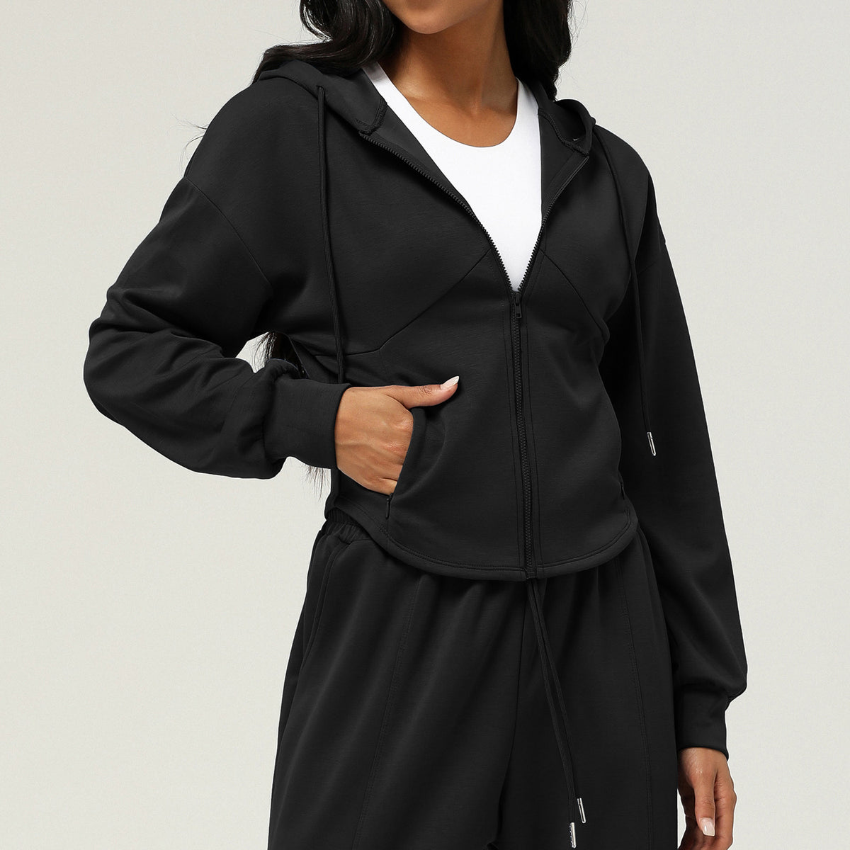 SOLBANA Coast Zip Hoodie in Midnight