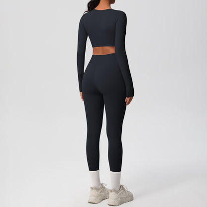 SOLBANA Form Long-Sleeve 2-Piece Legging Set - alternate product view