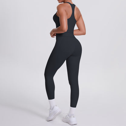 SOLBANA Form Pocket Tank 2-Piece Legging Set - alternate product view