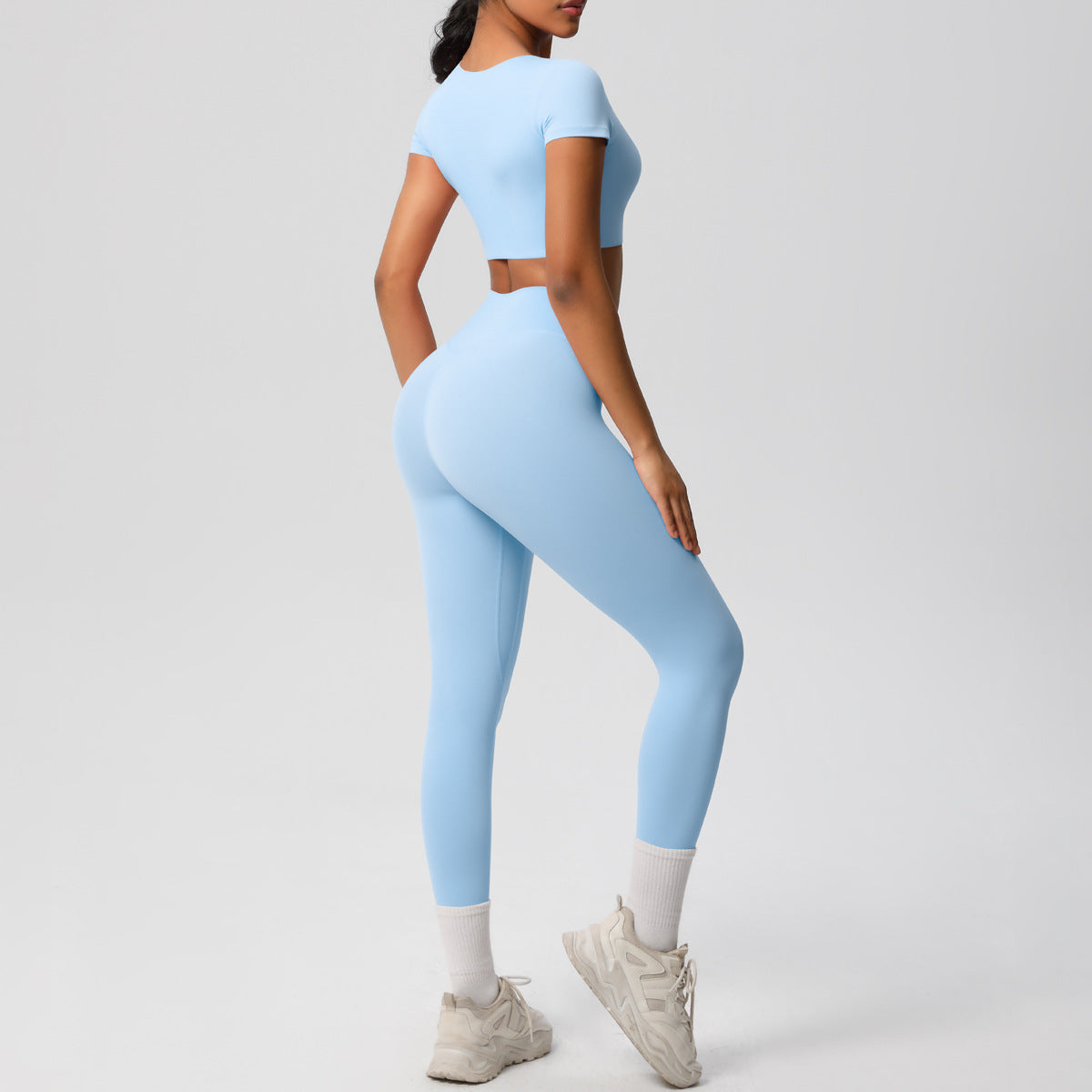 SOLBANA Form Sculpt Tee 2-Piece Legging Set - alternate product view