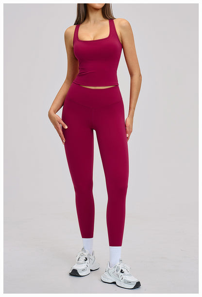 SOLBANA Studio Sculpt Crossback 2-Piece Legging Set - alternate product view