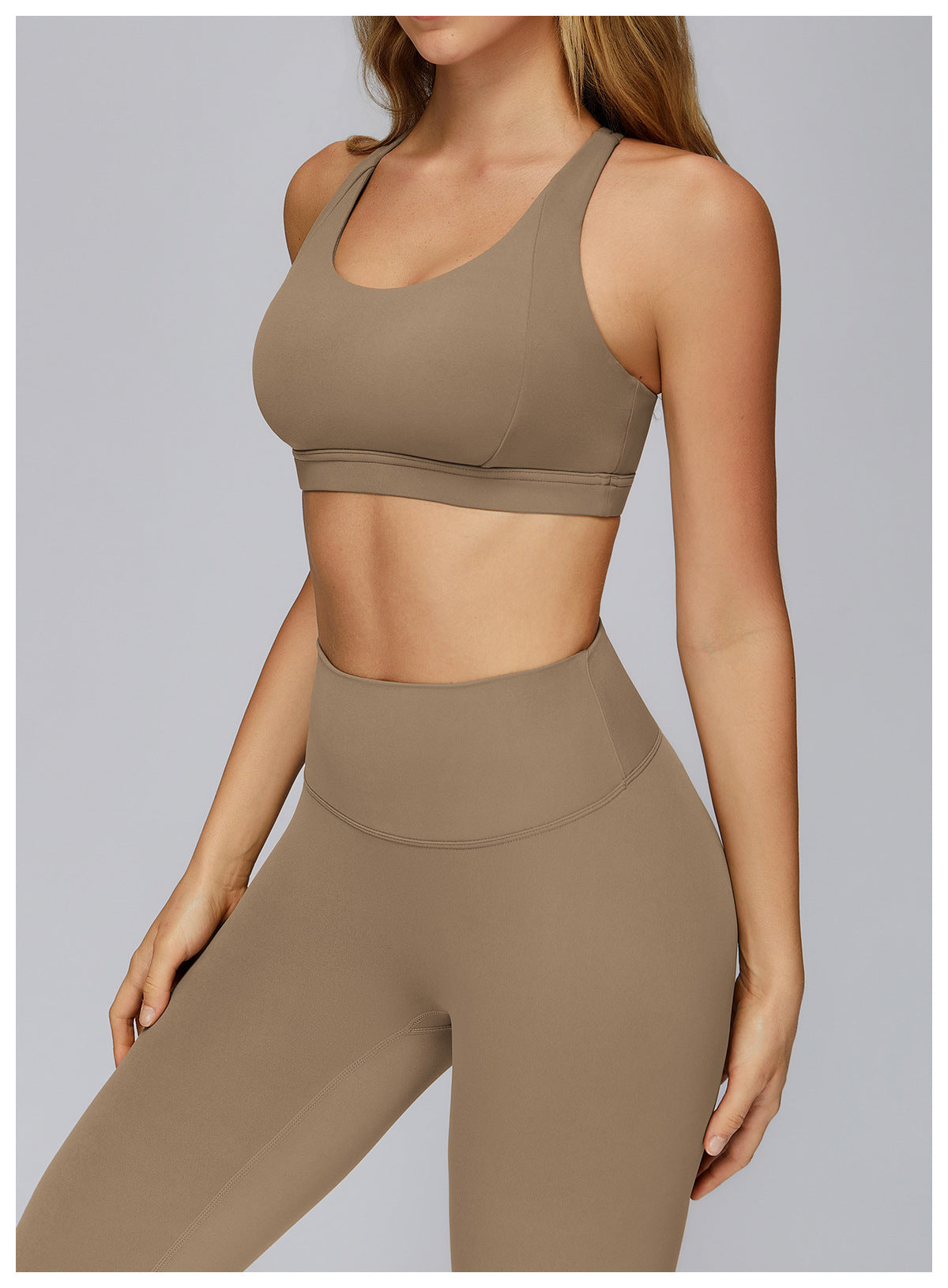 SOLBANA Studio Crossback Cutout Bra - alternate product view