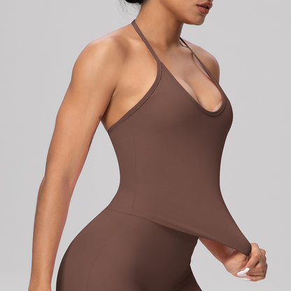 SOLBANA Coast Lace-Up Halter Tank - alternate product view